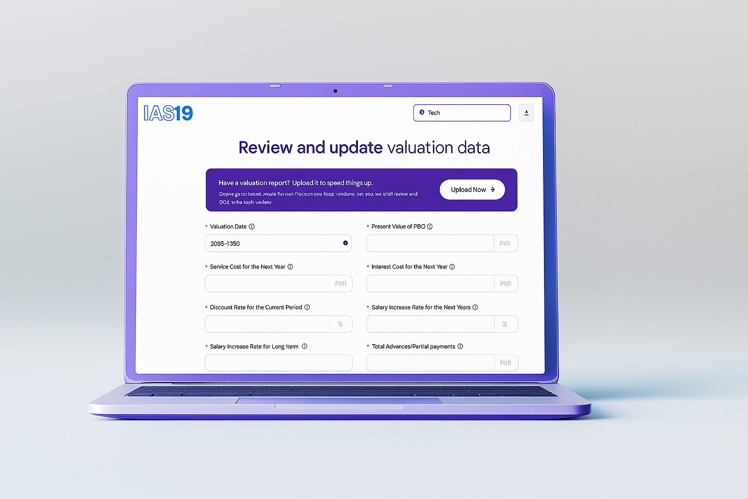 IAS 19 Actuarial Valuation System