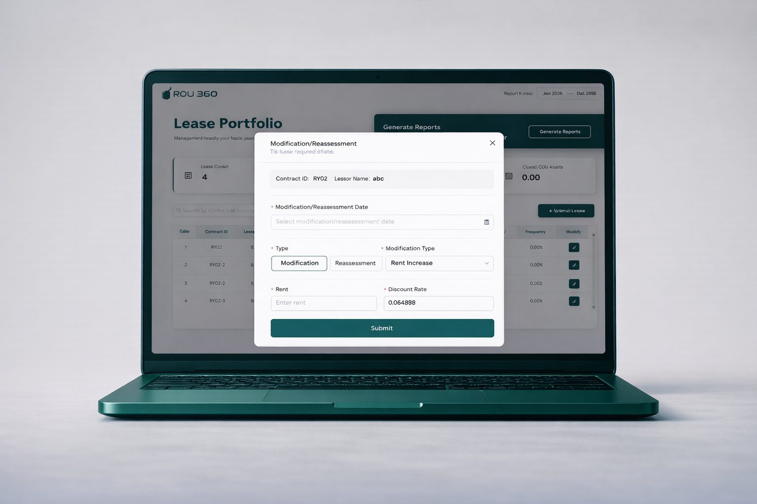 ROU 360 IFRS 16 Lease Accounting Software